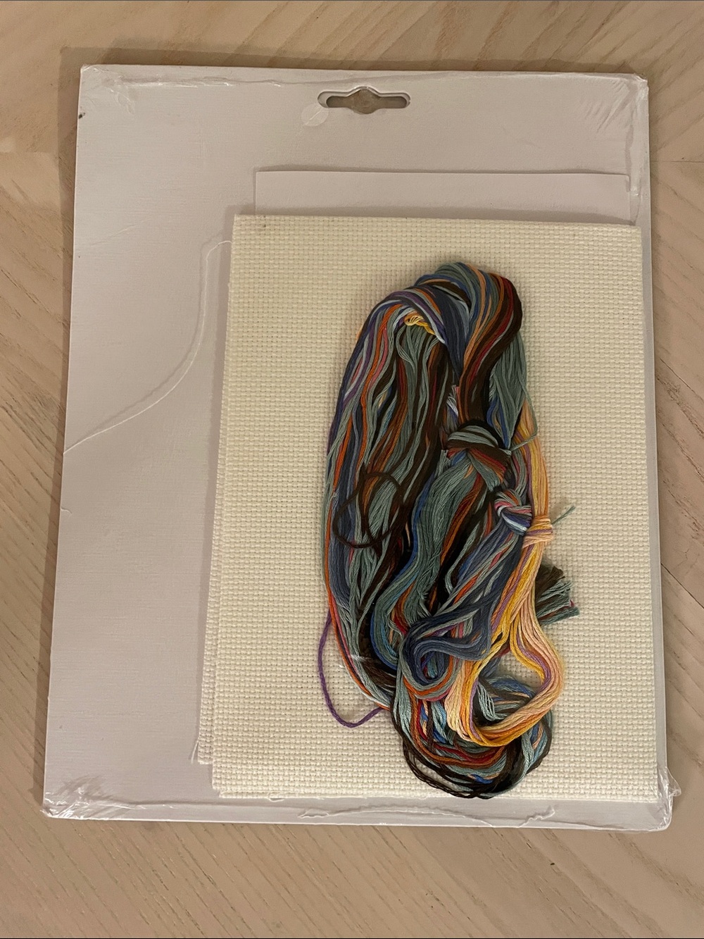 Butterfly Cross Stitch Kit – Blue & Cream - Picture 2 of 3